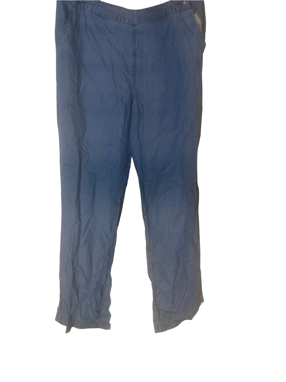Celebrity Pink Women's Flare Pants - Navy Blue Light weight adjustable waistband
